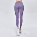 Leggings da allenamento a rete con tasca